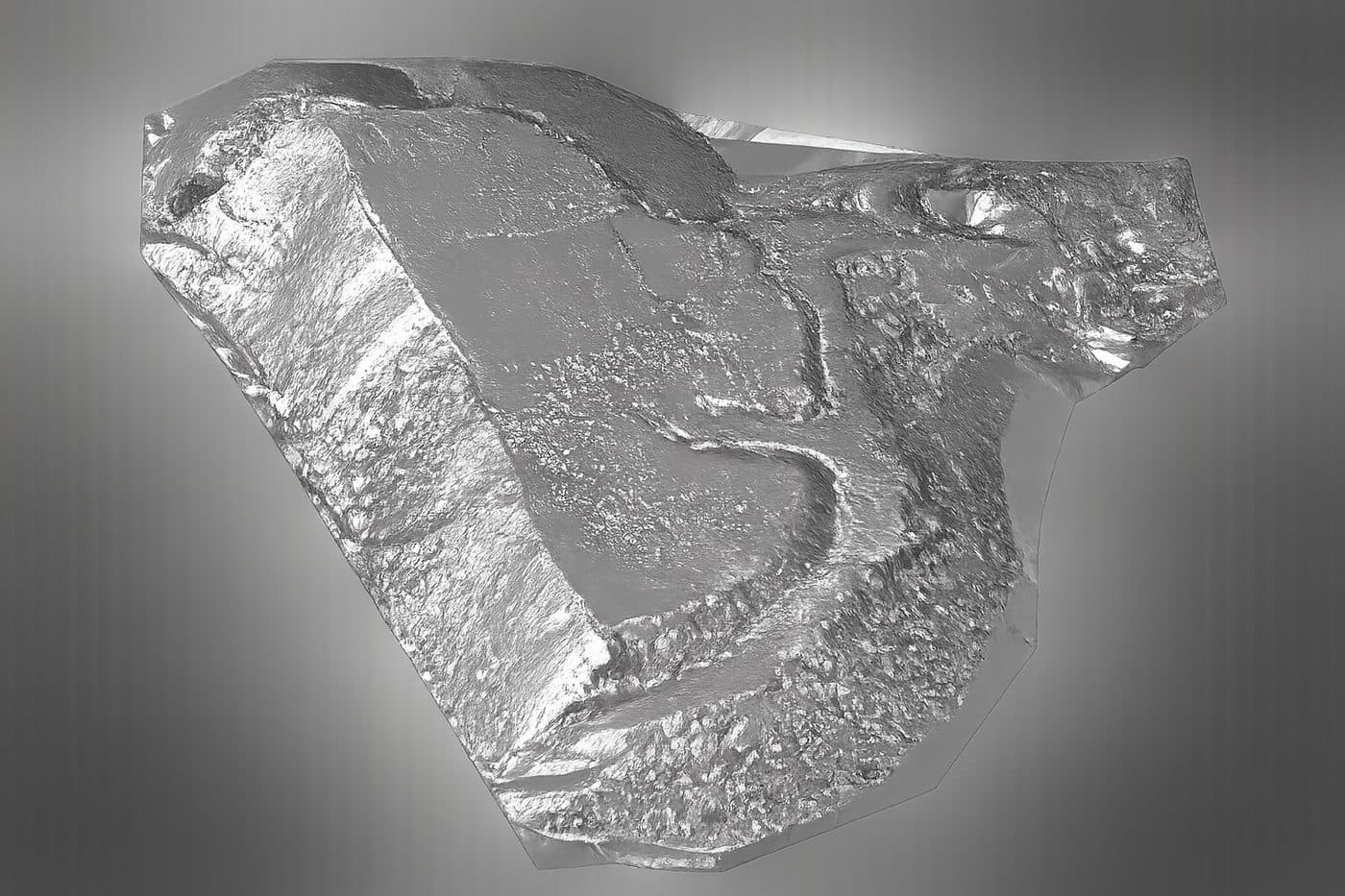 High-resolution LiDAR terrain mesh produced by allaiz surveying